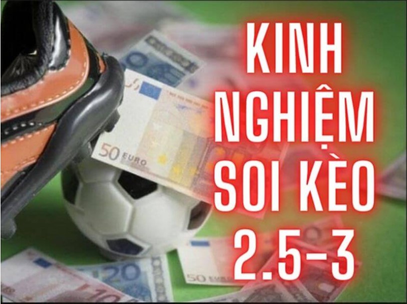 Kinh nghiệm chơi kèo Tài xỉu 2.5-3 hiệu quả